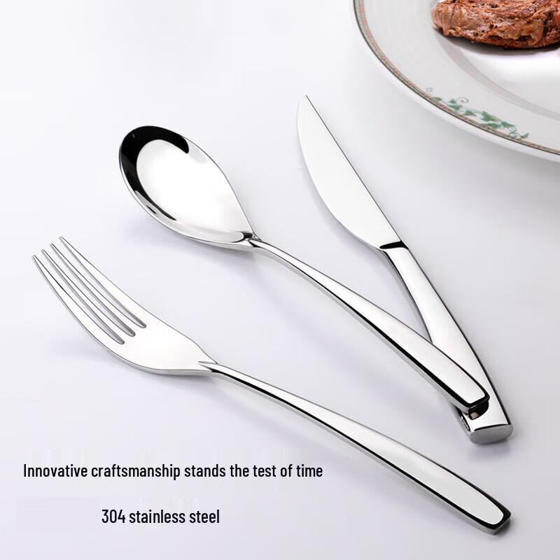 CHUSHI 304 Stainless Steel Dining Set