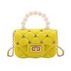Summer Women's Argyle Pearl Handbag - Jelly Crossbody/Shoulder Bag
