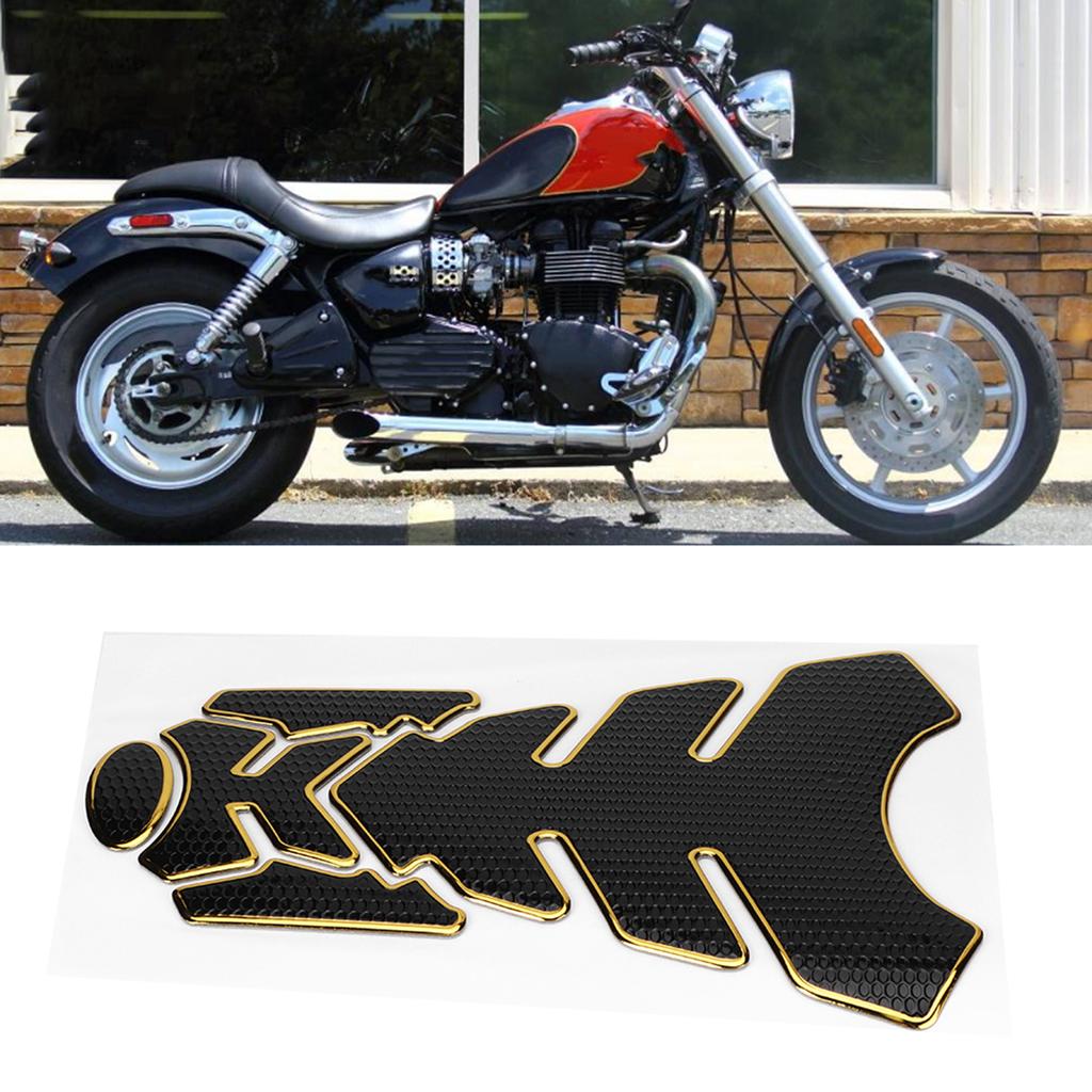 3D Motorcycle Gas Oil Fuel Sticker Pad or Decoration Fit for