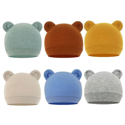Baby Hat with Ears Cotton Warm Newborn Accessories Baby Girls Boys Autumn Winter Hat for Kid Infant Beanie Caps