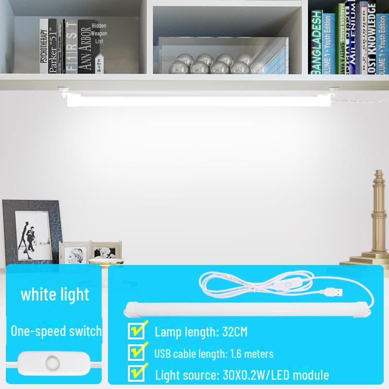 Magnetic LED Desk Lamp with USB Charging for Dorms, College, and Study