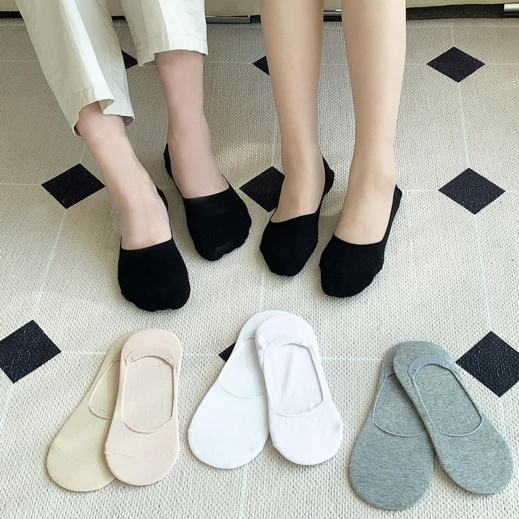 10 pairs of simple double-lock socks for men and women