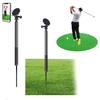 Golf-Monopod-Selfie-Stick mit Erdspieß für Golfschwünge, höhenverstellbarer magnetischer Golf-Handyständer für Magsafe-Kameras