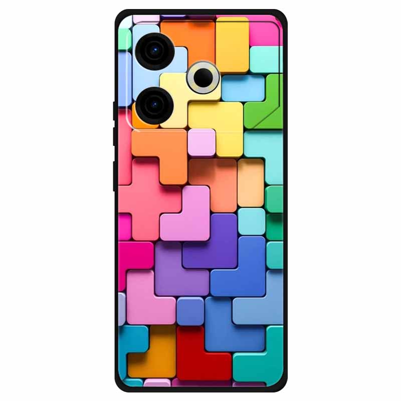 For Tecno Pova 6 Neo Case Silicone Soft Flower Space Fashion Cover For Tecno Phantom X2 Pro Cases Landscape Paint Covers Cute