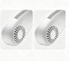 2023 USB Rechargeable Bladeless Neck Fan, Portable Hands-Free Outdoor Hanging Fan with Negative Ions
