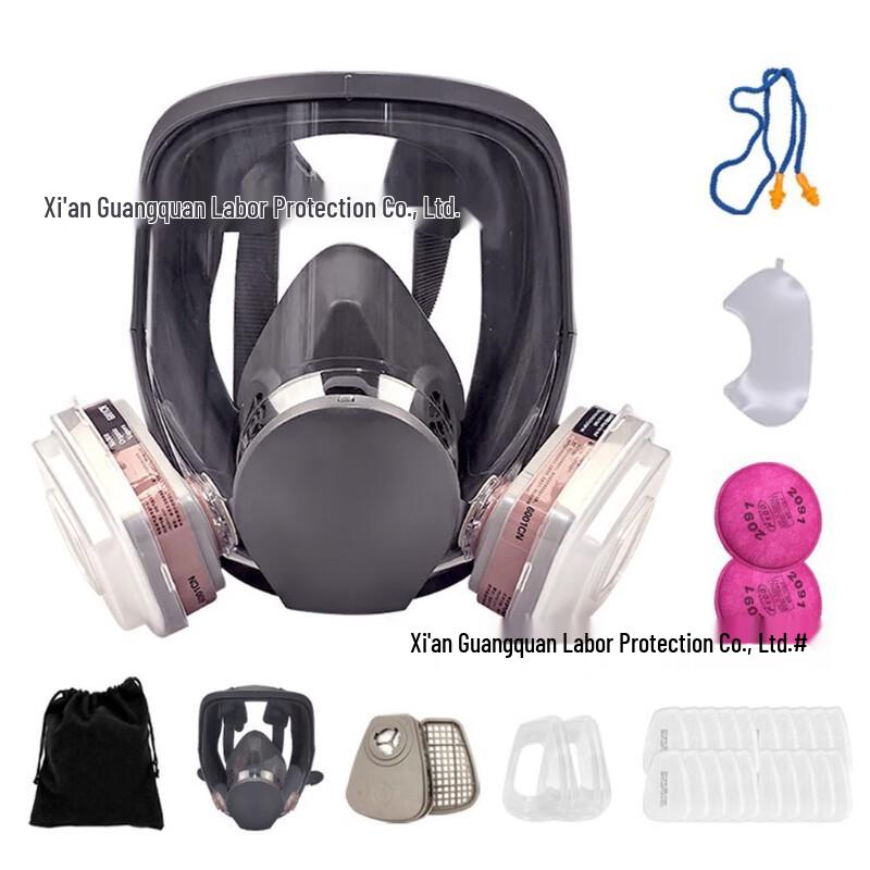 SANSHENG 31-Piece Gas Mask Respirator Kit Standard