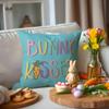 Easter Pillowcase Colorful Letters Linen Print Festive Decoration Home Sofa Cushion Cover Pillowcase
