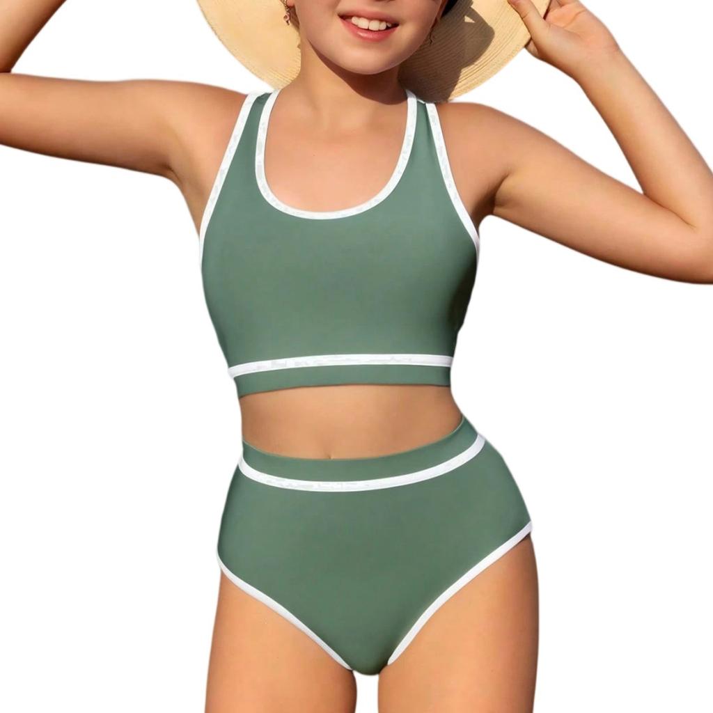 Girls' Bikini Set - Teen Swimwear Separate Top & Bottom