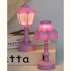 Touch Control LED Night Light - Mini Street Lamp Style,Battery Powered Table Lamp,Bedroom Desk,Cute Decorative Nightlight,Modern