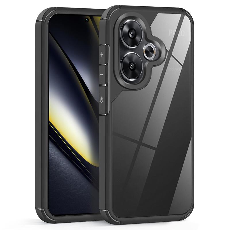 

For Xiaomi Xiaomi Poco F6 5G Case Drop Protection PC+TPU Phone Back Cover A
