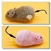 Wind-Up Mouse Cat Toy Realistic Furry Mouse Interactive Pet Toy Funny Moving Mouse for Chasing And Pouncing Play Stimulates Indoor Hunting Instincts