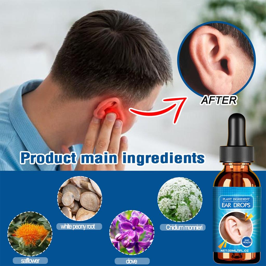 Tinnitus Relief Drop Earwax Cleaning Care Drop Tinnitus Relief  Patches , Ear Tinnitus Relief For Relieves Tinnitus, Earwax Cleaning Care Drop 30ml