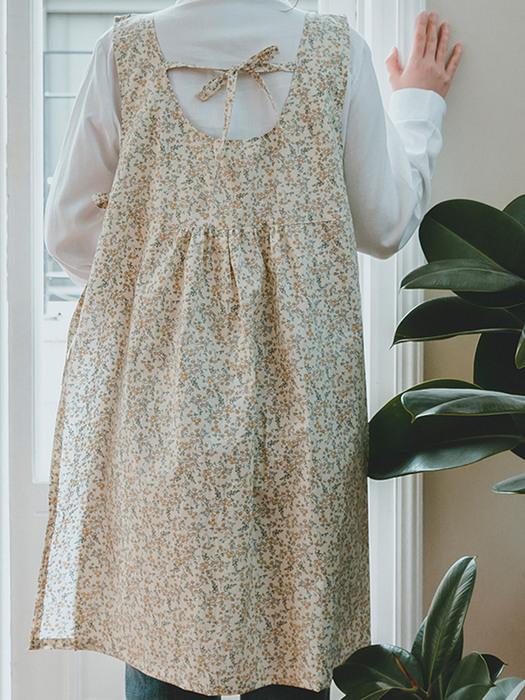 sosomoso Cotton Team One-Piece Apron - Yellow Yellow