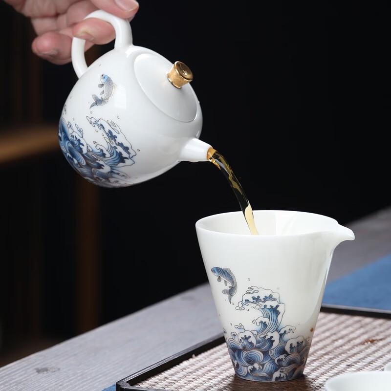 MULTIPOTENT White Porcelain Kung Fu Tea Set
