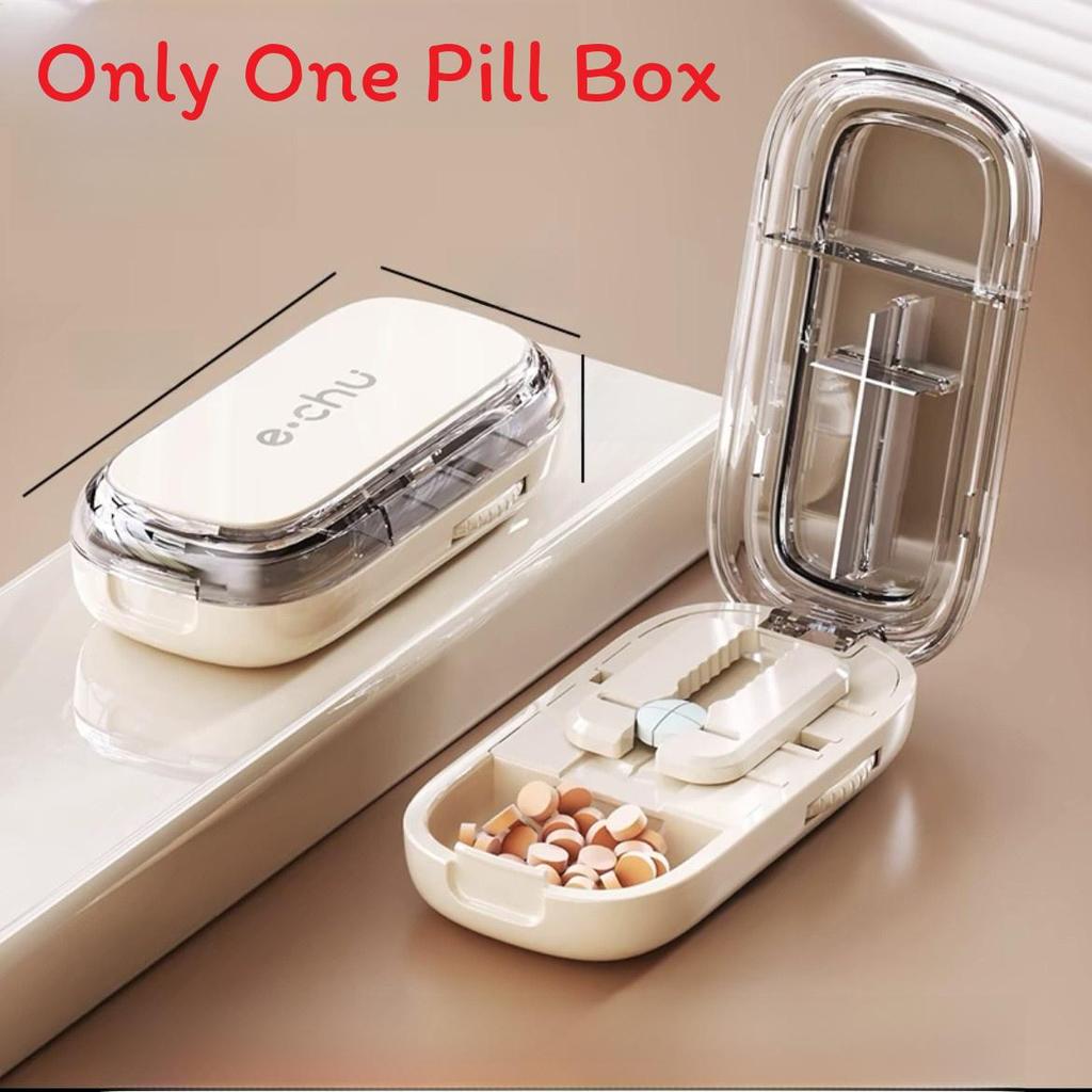 Portable Pill Cutter With Precise Quarter Split For Medicine Dispensers