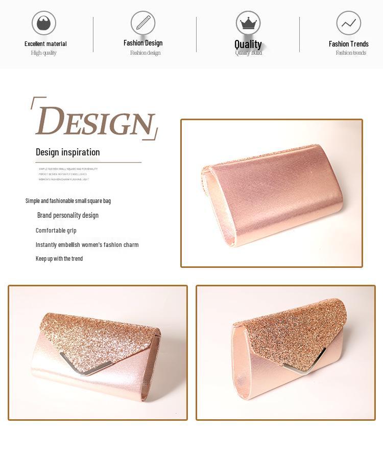 Pailletten-Abendtasche - Europäischer & Amerikanischer Stil Mode Abendkleid-Accessoire