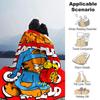 Garfield'S Cozy Adventure Flannel Blanket Super Soft Warm Cozy Blanket For Sofa Bed Office Travel Allseason Home Decor Gift