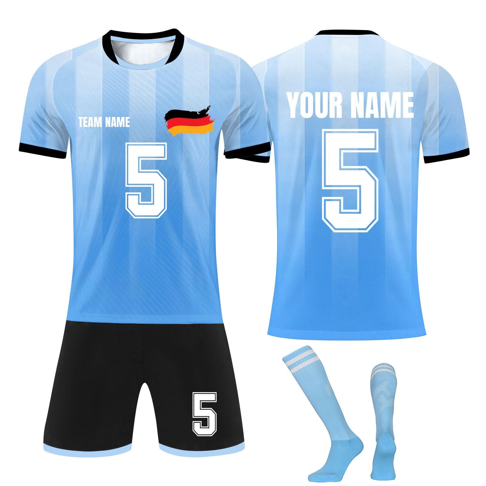 

Комплект персонализированных рубашек для мужчин и девочек с именем и номером, футбольные майки на заказ для мальчиков, тренировочный костюм 18