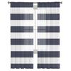 Blue And White Stripes Modern Curtains For Living Room Transparent Tulle Curtains Window Sheer For The Bedroom Accessories Decor