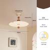 French Retro Cream Bedroom Ceiling Lamp
