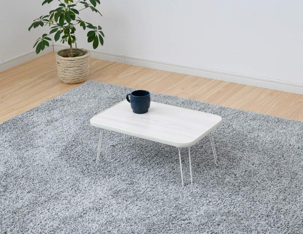 Yamazen Folding Coffee 45cm Wide x 30cm Deep x 20cm Folding Easy Perfect for Single Fully (YAMAZEN) Table, High, Compact, Mini, Legs, Installation,