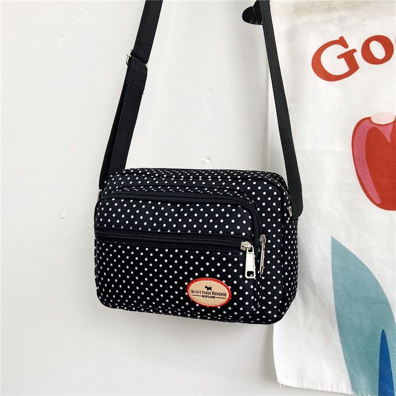 Women's Waterproof Cloth Bag Diagonal Cross Shoulder Bag Lightweight Casual Bag Middle-aged Mother's Shoulder Bag