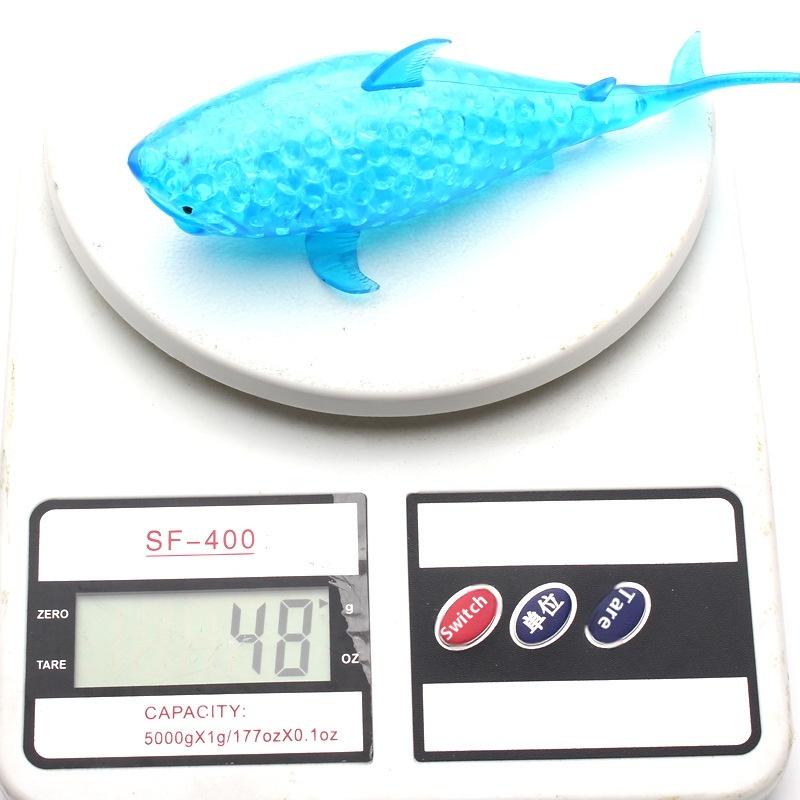 1Pcs Stretchy Stress Squish Ball  Shark Stress Balls Dolphin Squeeze Ball Sea Animal Decompression Toys For Kids Adults