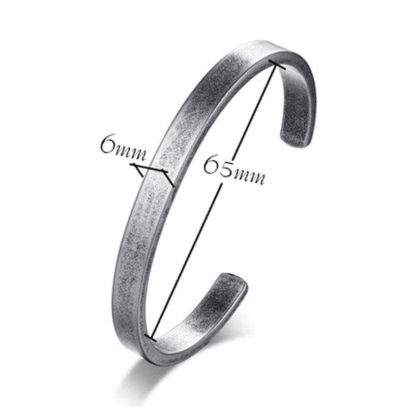 

Vnox Vintage Stainless Steel Bangle for Men Women Mobius Twisted Cuff Bracelet Unisex Casual Pulseira Gents Jewelry