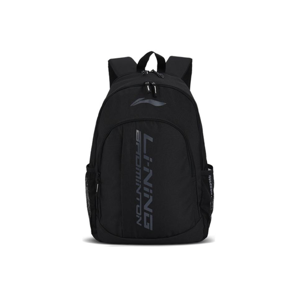Li Ning Polyester Backpack Unisex Black ABSS275-4