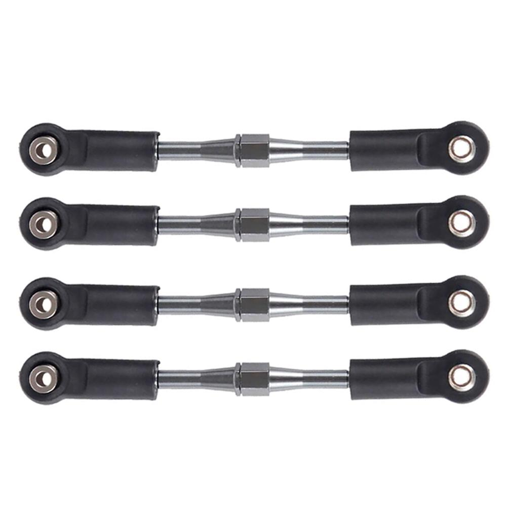 RC Car Aluminum Buckle Arc Chain Upgrade Part for 1/10 Slash 2WD/Stampede 2WD/Rustler 2WD/Bandit 2WD Adjustable Steering Rod