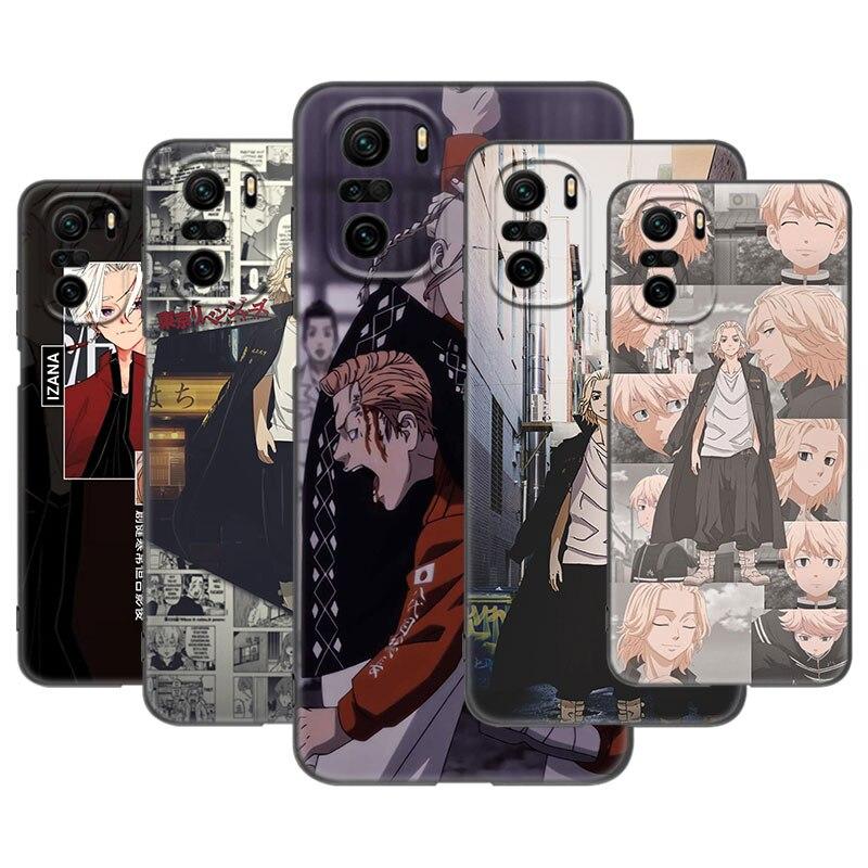 

Чехол для телефона «Токио Мстители» с аниме для Xiaomi Mi POCO X3 NFC GT M4 M3 12 11T 10T Pro A2 11 Lite NE 11i 5G 12X F3 A3, черный чехол