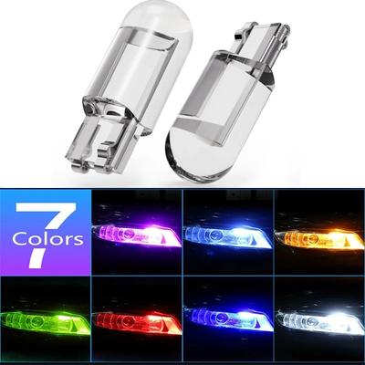 W5W Led T10 Car Light Cob Clear 6000K Auto Automobiles Motor License Plate Lamp Dome Light Reading Drl Bulb Style 12V