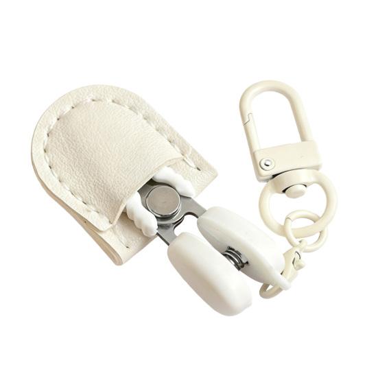 Portable Mini Scissors Keychain Carabiner Design Miniature Cutting Tool for Sewing Travel Ultra Sharp Small Snips for Threads And Tags