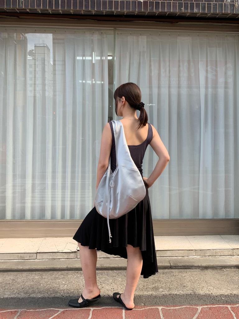 Moonish Veil Satin Bag - Mint Silver