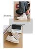 Fan Chengcheng Style: Square Toe Thick Sole Canvas Shoes - Unisex Casual Height-Increasing Sneakers