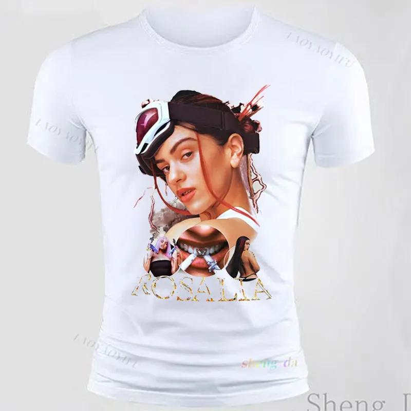 

Girl Tee Rosalía Motomami Vintage HipHop TShirt Famous Star Fan Gift Idea Funny Clothes Graphic Tee Unisex Popular Top 4XL