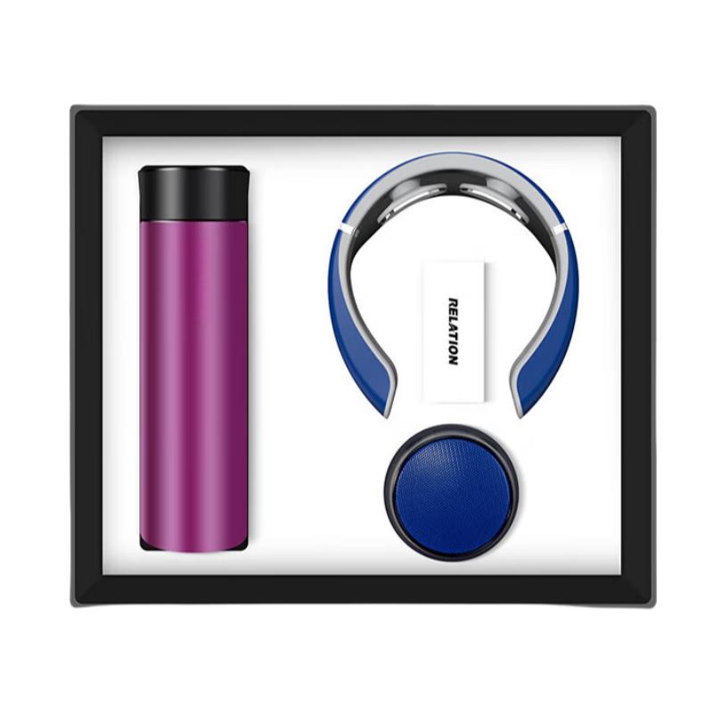 

Premium 3-in-1 Gift Set: Smart Tumbler, Neck Massager & Bluetooth Earphones