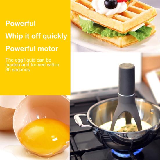

1/2 шт., самовращающийся электрический треугольный блендер для яиц, автоматический миксер для приготовления соуса и супа для дома