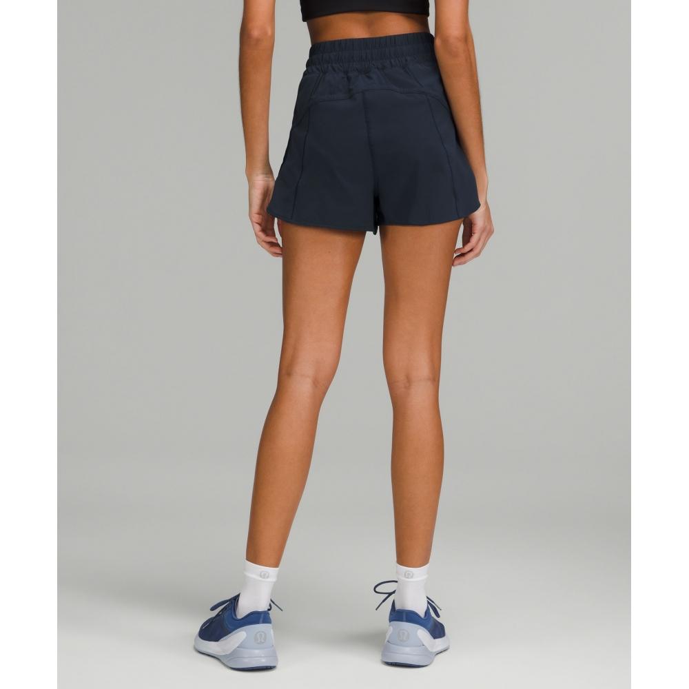 Lululemon Track That High Rise Lined Short 3  True Navy