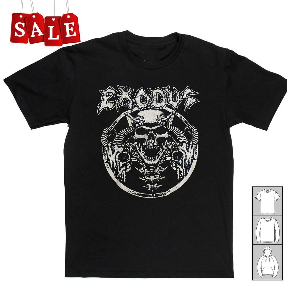 Новый логотип группы Exodus Подарок для фанатов Унисекс S-5XL Футболка ZO130 Унисекс Футболка XXXXL