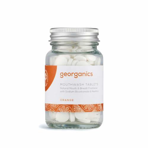 GEORGANIC Mouthwash Tablets (Orange), 180 Tablets, Oral Care, Mouthwash