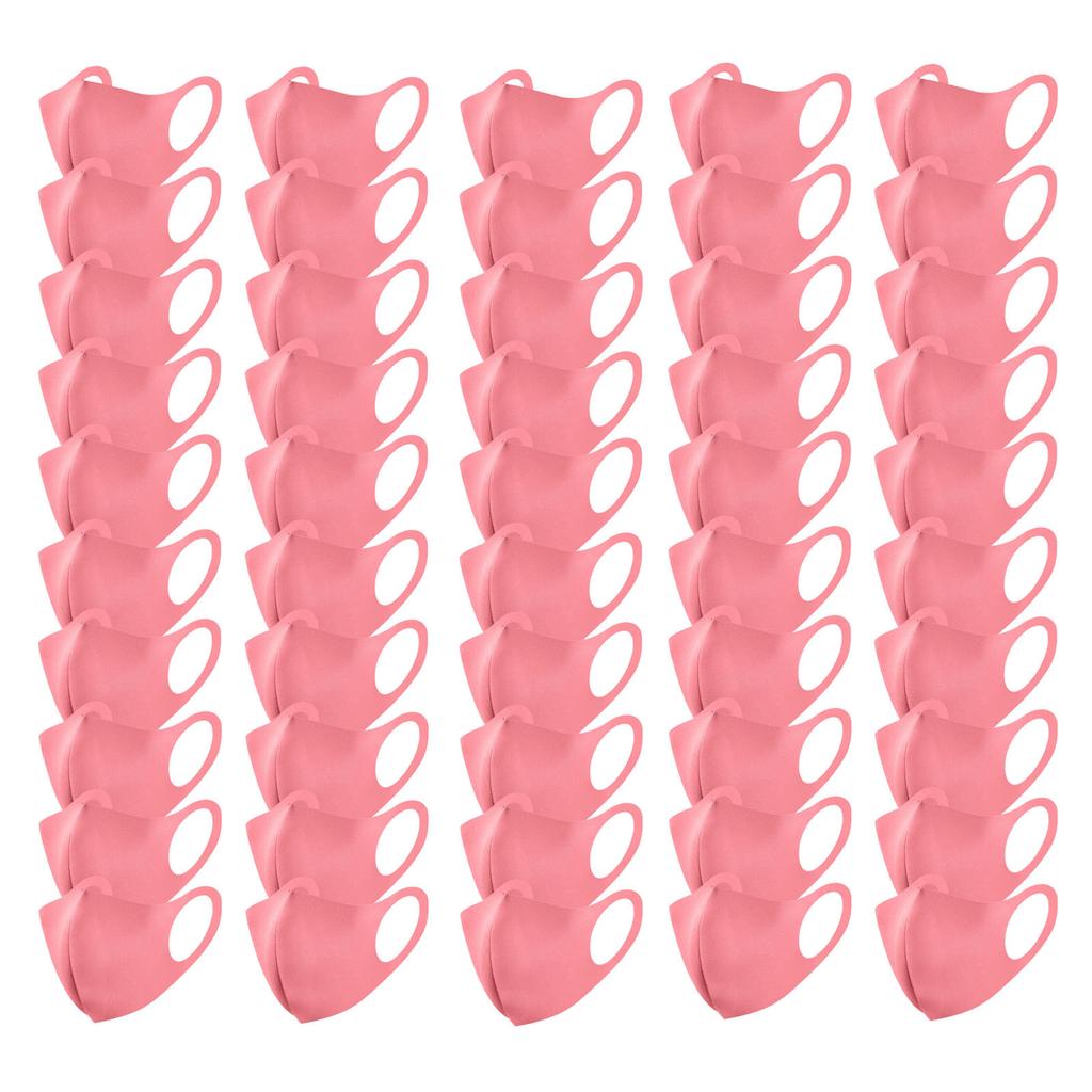 50pc Adult's Reusable Washable  Purifying  Face Mask Carbon Filter Lay