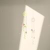 Yousheng Faux Crystal Sun Catchers Prismatic Wind Chimes Rainbow Prisms Hanging Ornaments for Home Balcony Garden Decor