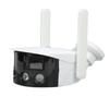 Dual Lens Camera HD 180 Degrees  View 4MP WIFI IP65 Waterproof 2 Way Intercom Motion Tracking Surveillance