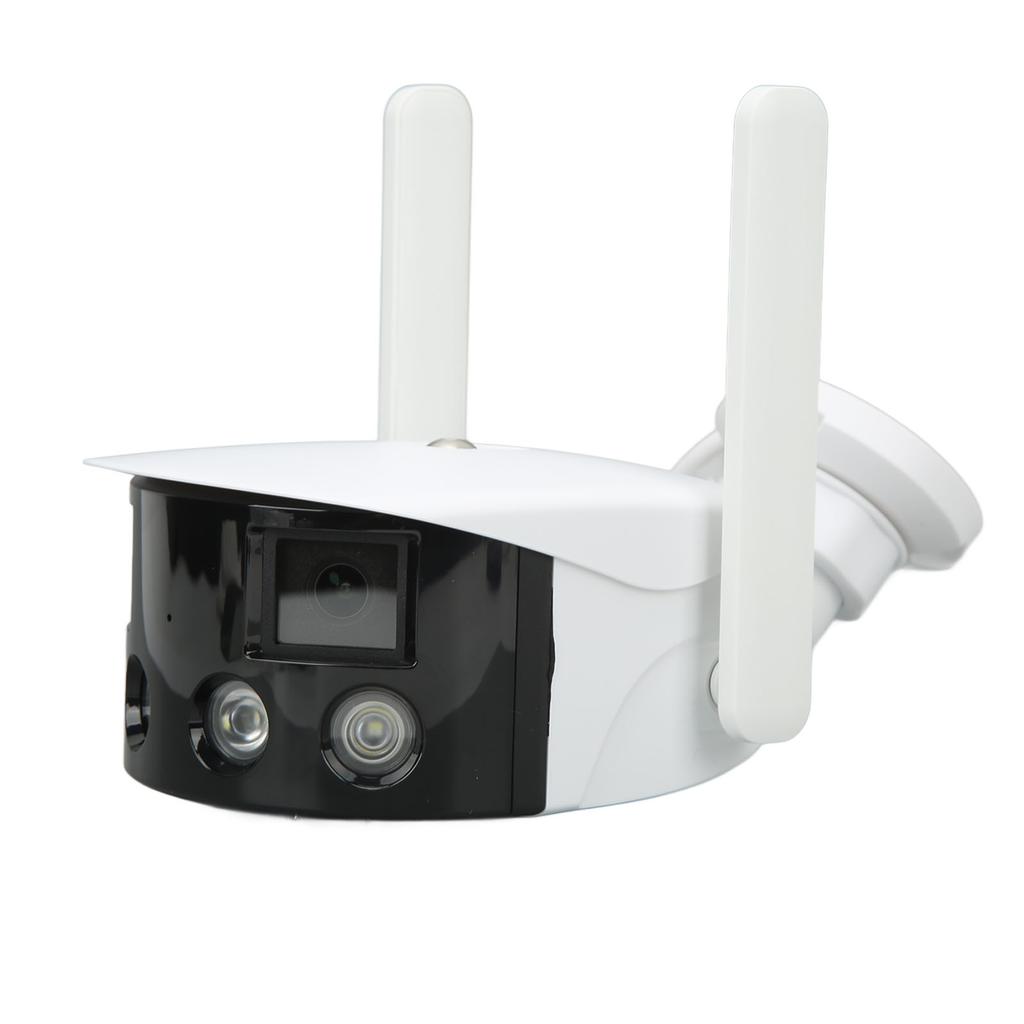 Dual Lens Camera HD 180 Degrees View 4MP WIFI IP65 Waterproof 2 Way Intercom Motion Tracking Surveillance
