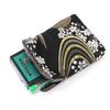 COCOLUCK Coco Luck Clasp Purse with Japanese Gold Nishijin Accessory Cigarette Made in Vertical Pattern, Brocade, Weave, Wallet, Case, Case, Pouch,