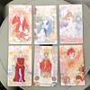 Serenity Tarot Deck 10.3*6cm 78 Pcs Warm Dreamy Anime-Style Tarot Cards Based on Rider System