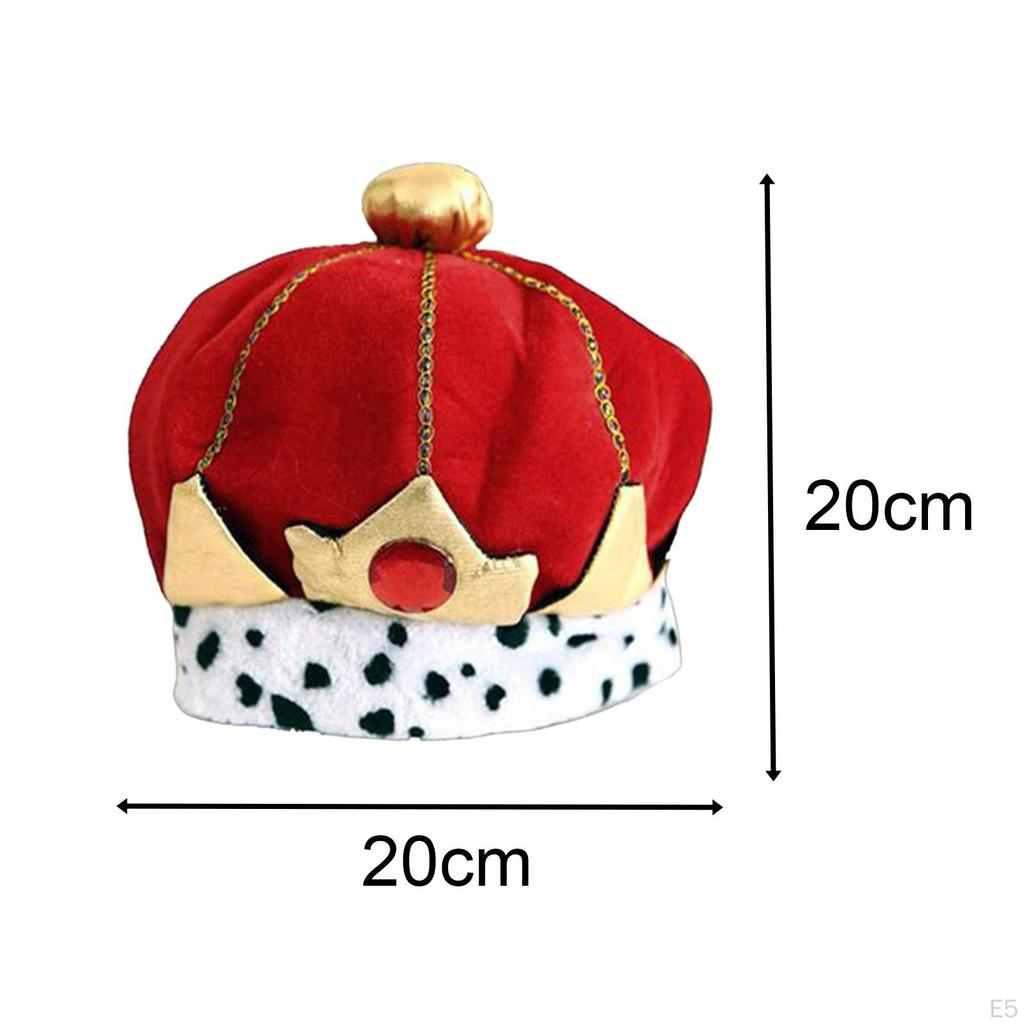 King Crown Hat Birthday Fashion Photography Props Tiaras Emperor Performance for