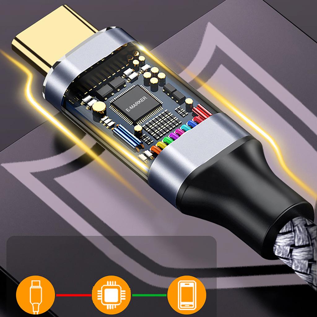 Type C To MicroB Fast Data Charge Connectors Cable with 5Gbps Transfer Rate for Hard Drive and Mobile Devices