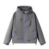 Outdoorjacke Herren Frühling und Herbst Locker Amerikanisch Trendig Arbeitskleidung Paare Wasserdichte Jacke Kapuzenjacke